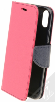 Forcell Fancy Book flipové pouzdro pro Apple iPhone X růžová modrá (pink blue)