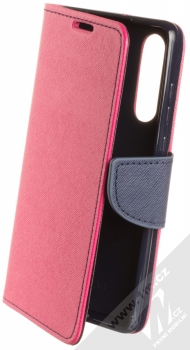 Forcell Fancy Book flipové pouzdro pro Huawei P30 růžová modrá (pink blue)