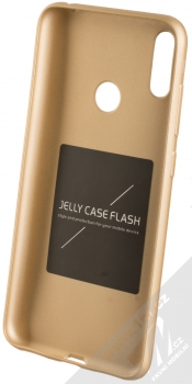 Forcell Jelly Matt Case TPU ochranný silikonový kryt pro Huawei Y7 (2019) zlatá (gold) zepředu