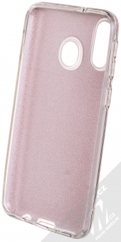 Forcell Shining třpytivý ochranný kryt pro Samsung Galaxy M20 růžová (pink) zepředu