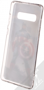 Marvel Kapitán Amerika 003 TPU ochranný silikonový kryt s motivem pro Samsung Galaxy S10 Plus modrá (blue) zepředu