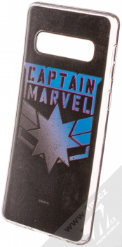 Marvel Kapitánka Marvel 015 TPU ochranný silikonový kryt s motivem pro Samsung Galaxy S10 černá (black)