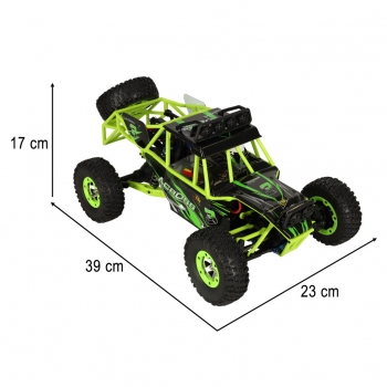 1Mcz HB-12427 RC Buggy King 1:12 4WD 2.4G zelená černá (green black)