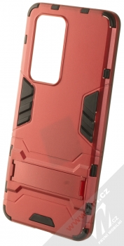 1Mcz Armor Prop odolný ochranný kryt se stojánkem pro Huawei P40 Pro červená (red)