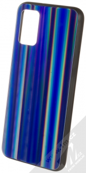 1Mcz Aurora Glass Cover ochranný kryt pro Samsung Galaxy A02s měnivě modrá (iridescent blue)