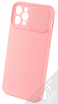 1Mcz CamShield Soft ochranný kryt pro Apple iPhone 12 Pro světle růžová (light pink) otevřené