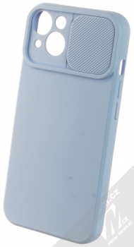 1Mcz CamShield Soft ochranný kryt pro Apple iPhone 13 blankytně modrá (sky blue) otevřené