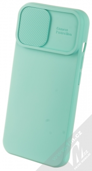 1Mcz CamShield Soft ochranný kryt pro Apple iPhone 14 mátově zelená (mint green)