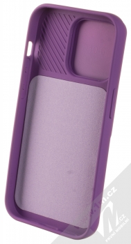 1Mcz CamShield Soft ochranný kryt pro Apple iPhone 14 Pro fialová (violet) zepředu