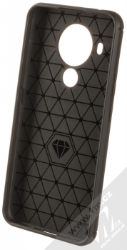 1Mcz Carbon TPU ochranný kryt pro Nokia 5.4 černá (black) zepředu