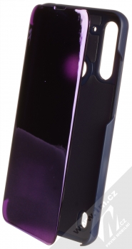1Mcz Clear View flipové pouzdro pro Moto G8 Power Lite fialová (purple)