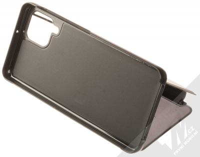 1Mcz Clear View flipové pouzdro pro Samsung Galaxy A22 černá (black) stojánek
