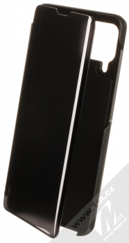 1Mcz Clear View flipové pouzdro pro Samsung Galaxy A22 černá (black)