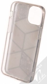 1Mcz Geometric Marble Cover ochranný kryt pro Apple iPhone 13 mini růžově zlatá (rose gold) zepředu