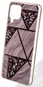 1Mcz Geometric Marble Cover ochranný kryt pro Samsung Galaxy A22 šedá (grey)