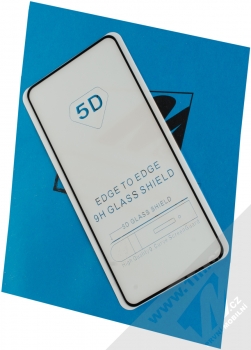 1Mcz Glass 5D Full Glue tvrzené sklo na celou přední stranu pro Samsung Galaxy S21 černá (black)