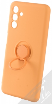 1Mcz Grip Ring Skinny ochranný kryt s držákem na prst pro Samsung Galaxy A13 5G oranžová (orange) držák