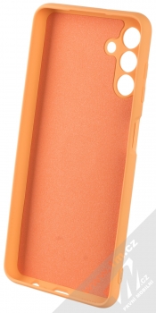 1Mcz Grip Ring Skinny ochranný kryt s držákem na prst pro Samsung Galaxy A13 5G oranžová (orange) zepředu