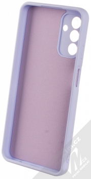 1Mcz Grip Ring Skinny ochranný kryt s držákem na prst pro Samsung Galaxy A13 5G šeříkově fialová (lilac) zepředu