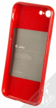 1Mcz Jelly Skinny TPU ochranný kryt pro Apple iPhone 7, iPhone 8, iPhone SE (2020), iPhone SE (2022) červená (red) zepředu