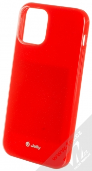 1Mcz Jelly TPU ochranný kryt pro Apple iPhone 12, iPhone 12 Pro červená (red)