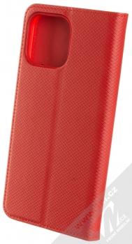 1Mcz Magnet Book Color flipové pouzdro pro Apple iPhone 13 Pro Max červená (red) zezadu