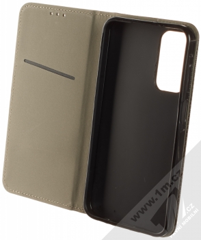 1Mcz Magnet Book Color flipové pouzdro pro Samsung Galaxy A15 LTE, Galaxy A15 5G černá (black) otevřené