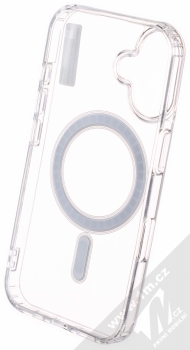 1Mcz MagSilicone TPU ochranný kryt s MagSafe pro Apple iPhone 16 průhledná (transparent) zepředu