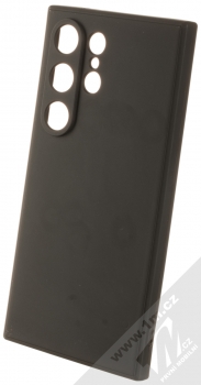 1Mcz Matt Skinny TPU ochranný silikonový kryt pro Samsung Galaxy S24 Ultra černá (black)