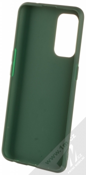 1Mcz Matt TPU ochranný silikonový kryt pro Oppo Reno5, Reno5 5G, Reno5 K, Find X3 Lite tmavě zelená (forest green) zepředu