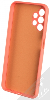 1Mcz Silicone ochranný kryt pro Samsung Galaxy A13 4G korálově růžová (coral pink) zepředu