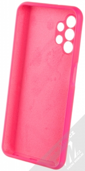 1Mcz Silicone Skinny ochranný kryt pro Samsung Galaxy A13 4G sytě růžová (hot pink) zepředu