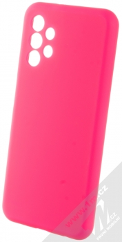 1Mcz Silicone Skinny ochranný kryt pro Samsung Galaxy A13 4G sytě růžová (hot pink)