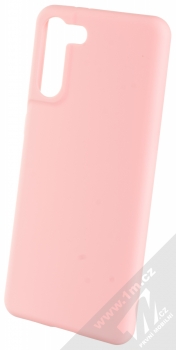 1Mcz Solid TPU ochranný kryt pro Samsung Galaxy S21 Plus světle růžová (light pink)