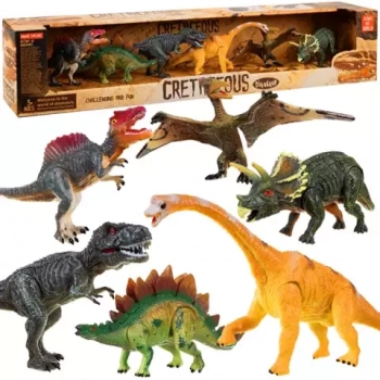 1Mcz 4410 Pohyblivé figurky dinosaurů 6ks vícebarevné (multicolor)