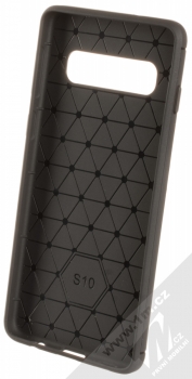 Forcell Carbon ochranný kryt pro Samsung Galaxy S10 černá (black) zepředu