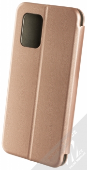 Forcell Elegance Book flipové pouzdro pro Samsung Galaxy S10 Lite růžově zlatá (rose gold) zezadu