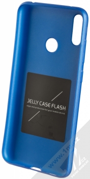 Forcell Jelly Matt Case TPU ochranný silikonový kryt pro Huawei Y7 (2019) modrá (blue) zepředu