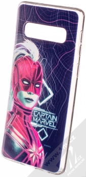 Marvel Kapitánka Marvel 013 TPU ochranný silikonový kryt s motivem pro Samsung Galaxy S10 tmavě modrá (dark blue)