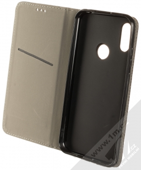 Sligo Smart Magnet flipové pouzdro pro Huawei Y6 Prime (2019), Y6s, Honor 8A černá (black) otevřené