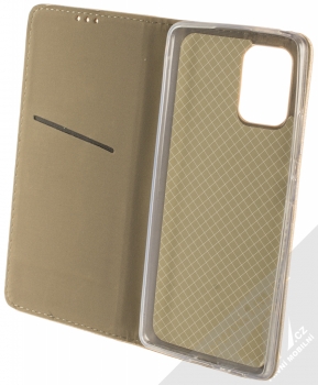 Sligo Smart Magnet flipové pouzdro pro Samsung Galaxy S10 Lite zlatá (gold) otevřené