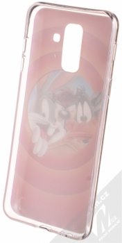 Warner Bros Looney Tunes 002 TPU ochranný silikonový kryt s motivem pro Samsung Galaxy A6 Plus (2018) červená (red) zepředu