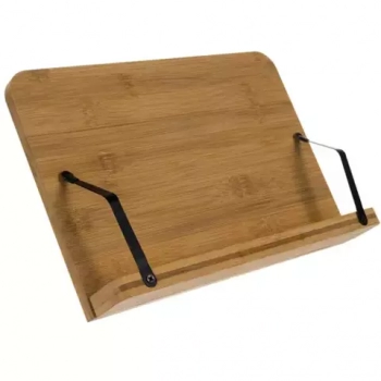 1Mcz Dřevěný stojánek na knihu ke čtení, stojan na tablet nebo notebook béžová (beige)