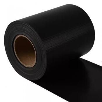 1Mcz Plotová páska, stínící textilie na oplocení 19cm x 35m 450g/m2 včetně 25ks spon černá (black)