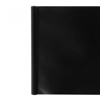 1Mcz Plotová páska, stínící textilie na oplocení 19cm x 35m 450g/m2 včetně 25ks spon černá (black)