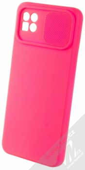 1Mcz CamShield Soft ochranný kryt pro Samsung Galaxy A22 5G sytě růžová (hot pink) otevřené