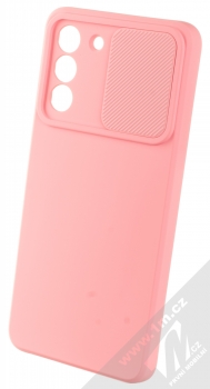 1Mcz CamShield Soft ochranný kryt pro Samsung Galaxy S21 FE světle růžová (light pink) otevřené