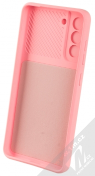 1Mcz CamShield Soft ochranný kryt pro Samsung Galaxy S21 FE světle růžová (light pink) zepředu