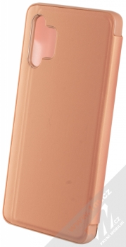 1Mcz Clear View flipové pouzdro pro Samsung Galaxy A32 růžová (pink) zezadu