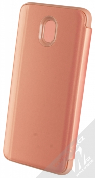 1Mcz Clear View flipové pouzdro pro Xiaomi Redmi 8A růžová (pink) zezadu